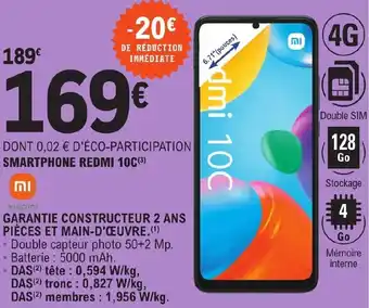 E.Leclerc Smartphone Redmi 10C offre