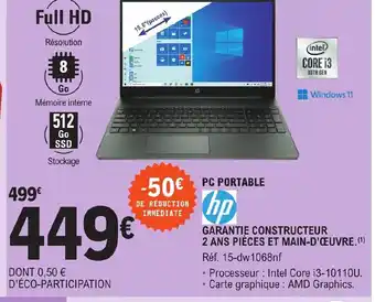 E.Leclerc PC Portable offre