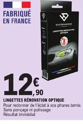 E.Leclerc Lingettes Rénovation Optique offre