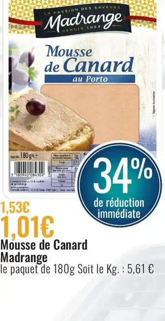 E.Leclerc Mousse de Canard Madrange offre