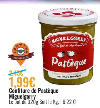 E.Leclerc Confiture de Pastèque Miguelgorry offre
