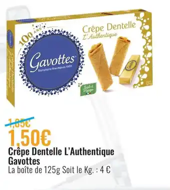 E.Leclerc Crêpe Dentelle L'Authentique Gavottes offre