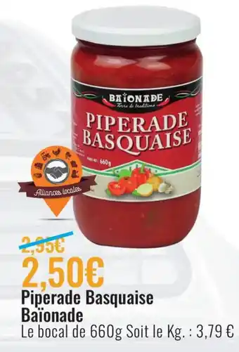 E.Leclerc Piperade Basquaise Baïonade offre