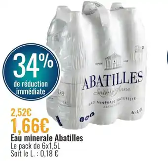 E.Leclerc Eau Minerale Abatilles offre