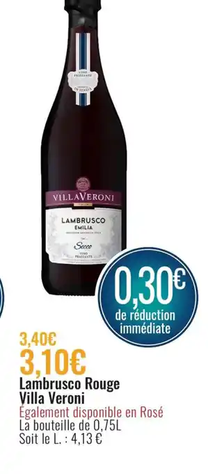 Lambrusco Rouge Villa Veroni