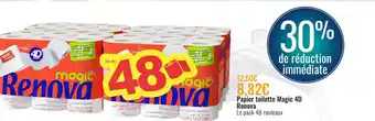 E.Leclerc Papier Toilette Magic 4D Renova offre