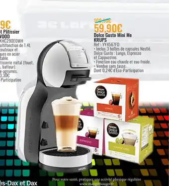 E.Leclerc Dolce Guto Mini Me Krups offre