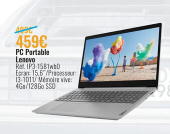 E.Leclerc PC Portable Lenovo offre