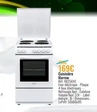 E.Leclerc Cuisinière Harrow offre