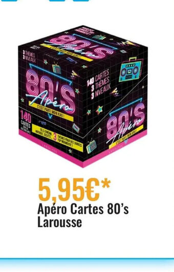 E.Leclerc Apero Cartes 80 Larousse offre