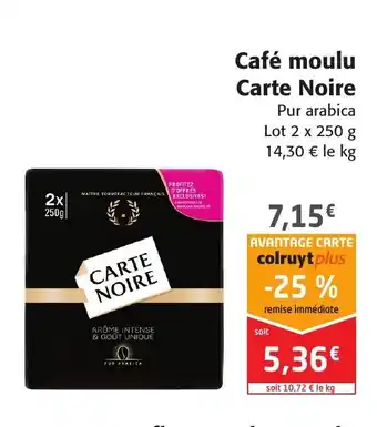 Colruyt CaféMoulu Carte Noire offre
