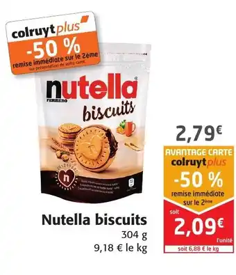 Colruyt Nutella Biscuits offre