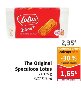Colruyt The Original Speculoos Lotus offre