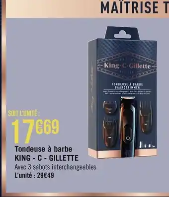 Géant Casino Tondeuse à barbe offre