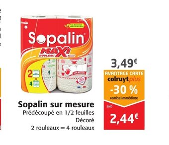 Colruyt Sopalin Sur Mesure offre