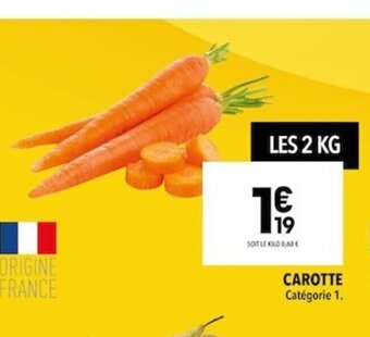 Supeco Carotte offre