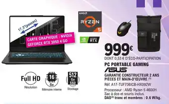 E.Leclerc PC Portable Gaming Asus offre