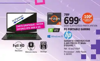 E.Leclerc PC Portable Gaming Hp offre