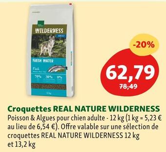 Maxi Zoo Real nature wilderness croquettes offre