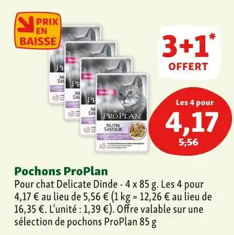 Maxi Zoo Purina pochons proplan offre