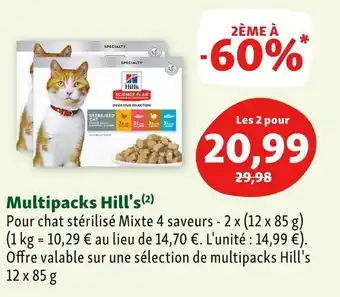 Maxi Zoo Science plan multipacks hill's offre