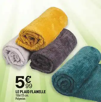 Centrakor Le plaid flanelle offre