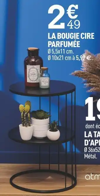 Centrakor La bougie cire parfumée offre
