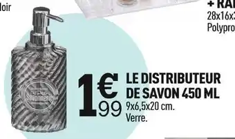 Centrakor Le distributeur de savon 450 ml offre