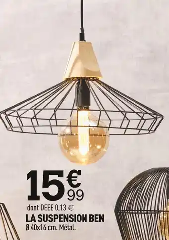 Centrakor La suspension ben offre