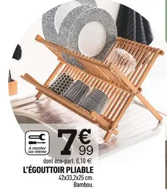 Centrakor L’égouttoir pliable offre