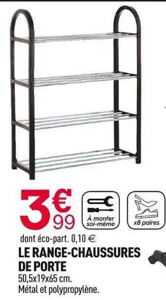 Centrakor Le range-chaussures de porte offre