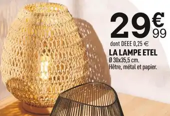 La lampe etel