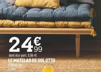 Centrakor Le matelas de sol otto offre