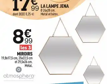 Centrakor Atmosphera miroirs offre