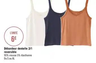 Géant Casino Débardeur dentelle 2/1 offre