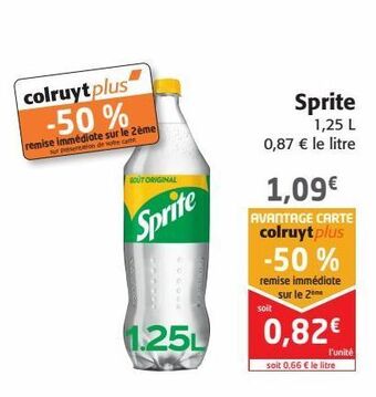 Colruyt Sprite offre