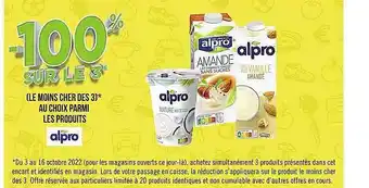 Les produits alpro