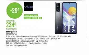 Géant Casino Smartphone vivo offre