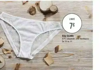 Géant Casino Slip clara offre