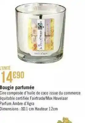Bougie parfumée