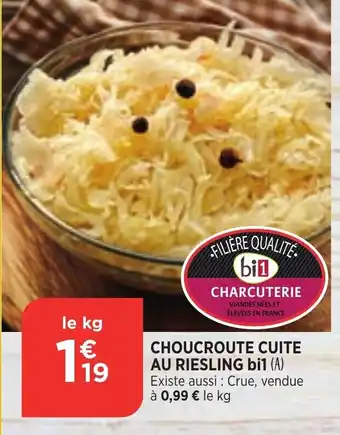 Bi1 Choucroute Cuite Au Riesling Bi1 offre