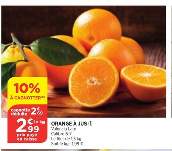 Bi1 Orange A Jus offre