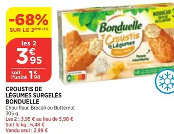 Bi1 Crousti De Légumes Surgelés Bonduelle offre