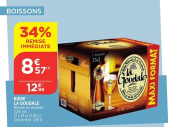 Bi1 Biére La Goudale offre