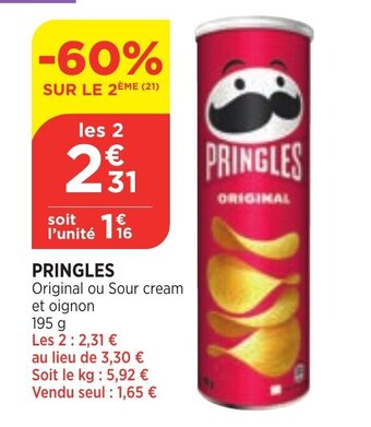 Bi1 Pringles offre