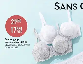 Géant Casino Soutien-gorge avec armatures Arum offre