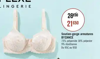 Soutien-gorge armatures Byzance