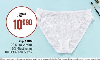 Géant Casino Slip Arum offre