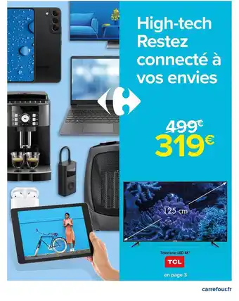 Carrefour Téléviseur led 4k tcl offre