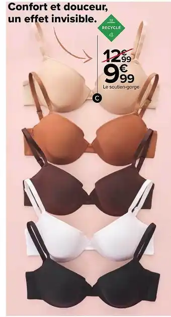 Carrefour Le soutien-gorge offre